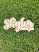 Load image into Gallery viewer, First and Middle Name Sign- Skyler
