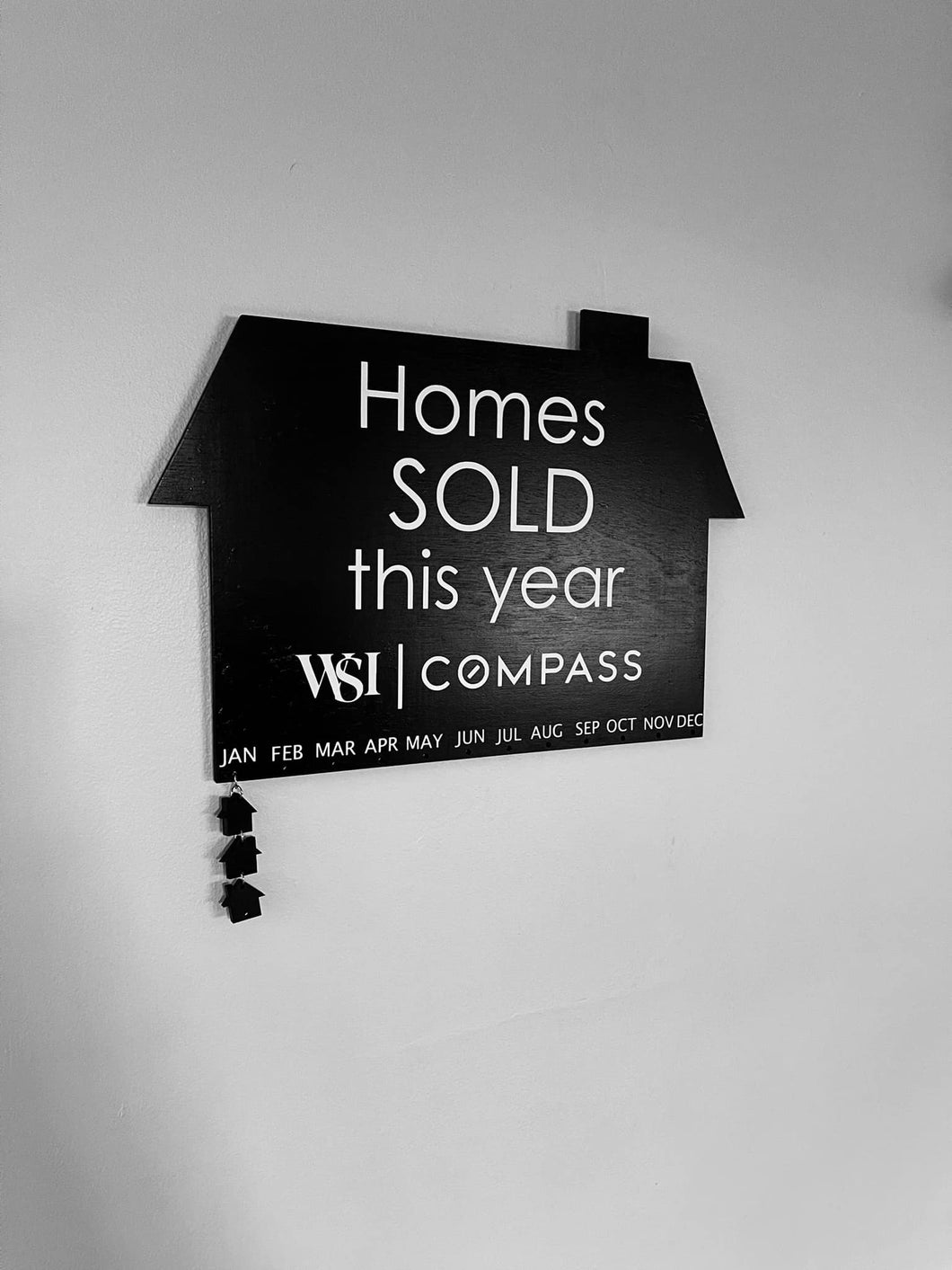 Homes sold this year Real Estate Sign