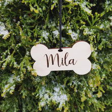 Load image into Gallery viewer, Personalized Dog Bone Ornament
