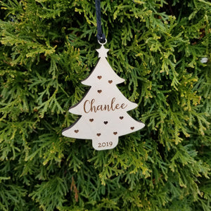 Personalized Name on Tree Ornament