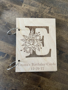 Personalized Birthday Card Keeper