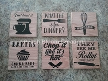 Load image into Gallery viewer, Set of 6 Funny Kitchen Signs

