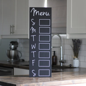 Chalkboard menu sign for Kitchen